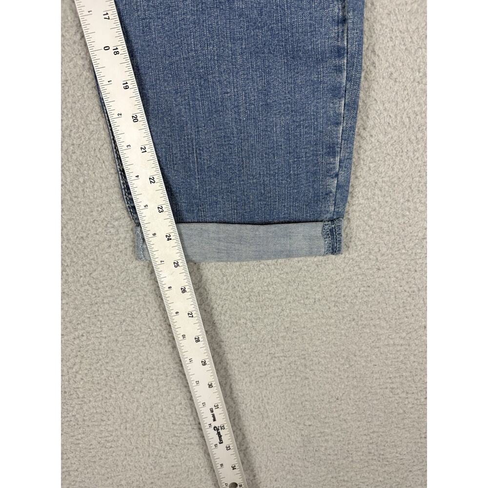 Levi Strauss Jeans Womens 24/w37 43x25 Blue Distressed Casual Cowgirl City - Picture 8 of 11